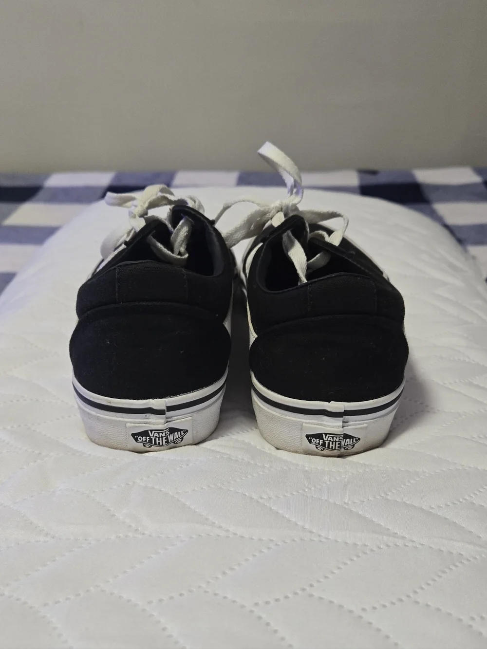 Vans Old School-Inspired Black & White Skate Sneakers - Picture 3 of 5